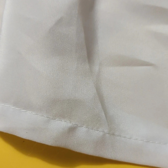 Christian Dior vintage pleated draped flowy tank top white - Picture 9 of 9